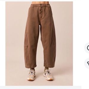 Beyond Nine Tori barrel jean pants large